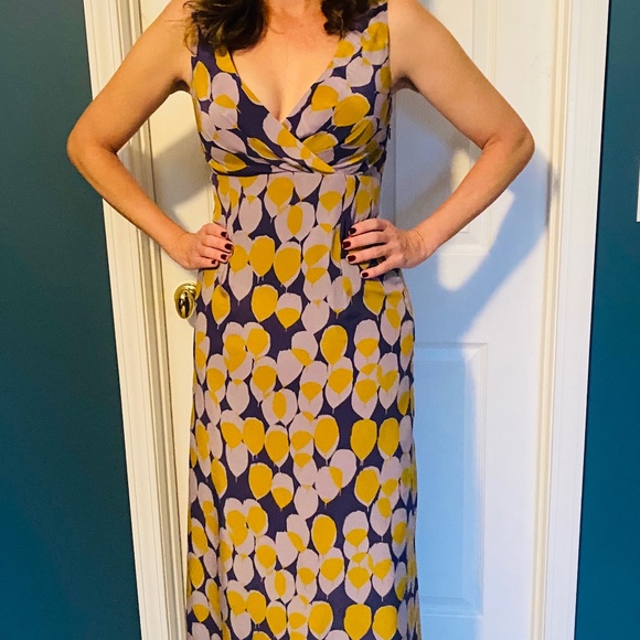 boden limited edition silk dress Boden Limited Edition Silk Dress S (4-6)